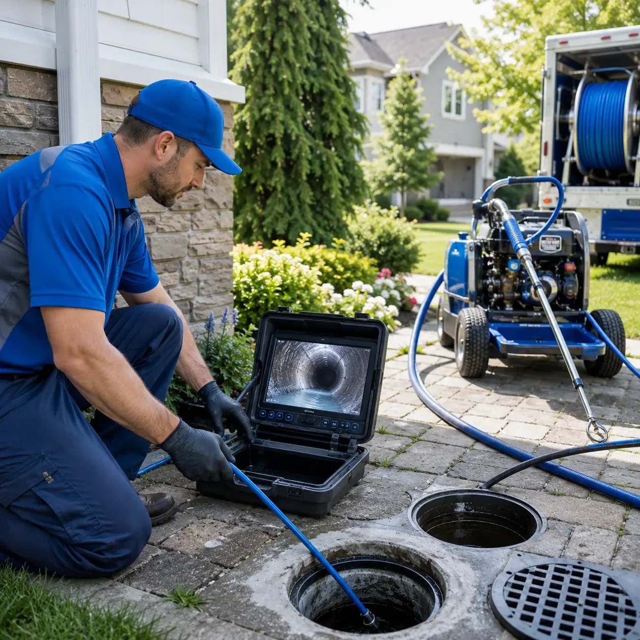 Outdoor drain cleaning professionals serving Los Alamos, NM